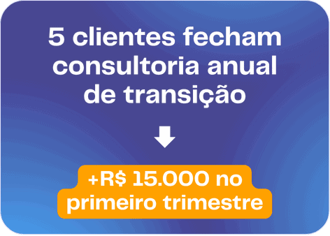 Consultoria tributária para clientes em transição fiscal.